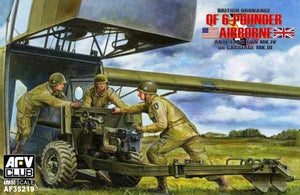 AFV CLUB (1/35) British Ordnance QF 6 Pounder - Airborne Anti-Tank Gun Mk.IV on Carriage Mk.III