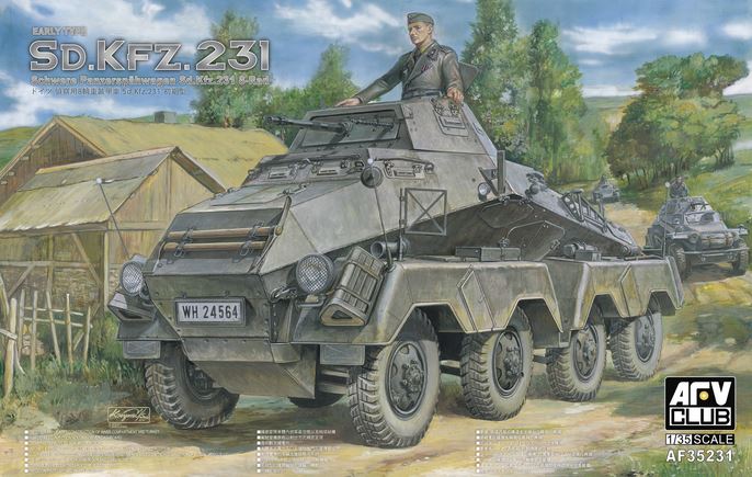 AFV CLUB (1/35) Early Type Sd.kfz. 231 Schwere Panzerspähwagen Sd.Kfz.231 8-Rad