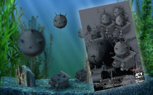 AFV CLUB (1/35) Deutsche EMC-Seeminen aus dem Zweiten Weltkrieg