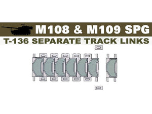 AFV CLUB (1/35) T-136 Separate track link for M108 & M109