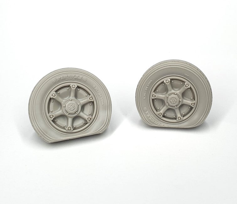 PIMP MY MINIATURES (1/35) Autoblinda flat tire set AB 41-43 type 1 (2 pieces wheels)