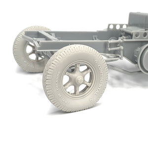 PIMP MY MINIATURES (1/35) Sd.Kfz. 7 Front Wheels with spare (weighted) type 2
