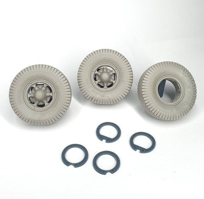 PIMP MY MINIATURES (1/35) Sd.Kfz 9 FAMO front wheels with spare (weighted) type 1