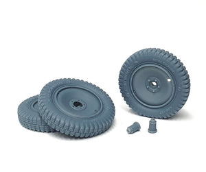 PIMP MY MINIATURES (1/35) Sd.Kfz 250 front wheels with spare (weighted) type 1