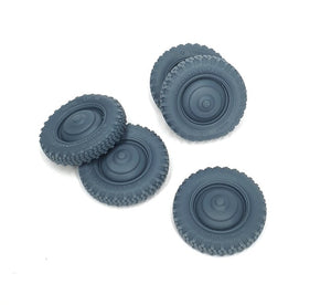 PIMP MY MINIATURES (1/35) VW Kubelwagen road wheels with caps (weighted) type 2
