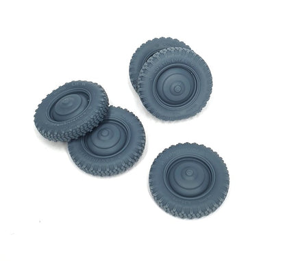 PIMP MY MINIATURES (1/35) VW Kubelwagen road wheels with caps (weighted) type 2