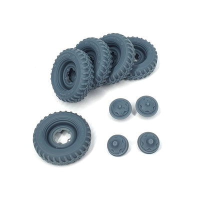 PIMP MY MINIATURES (1/35) VW Kubelwagen road wheels with wide tires (weighted)