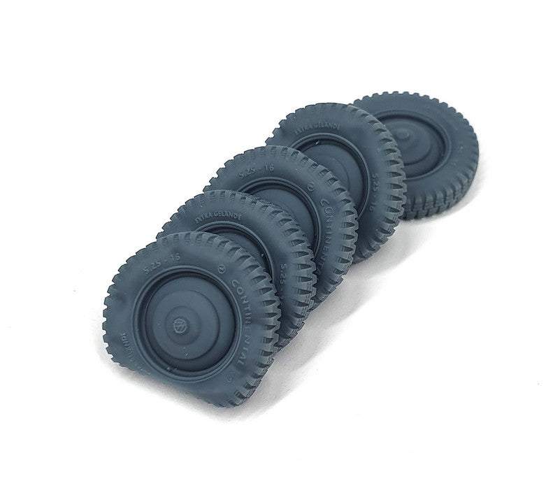 PIMP MY MINIATURES (1/35) VW typ 82E Käfer road wheels flat tires with caps type 1