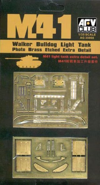 AFV CLUB (1/35) Extra Detail Set for M41 Walker Bulldog Light Tank