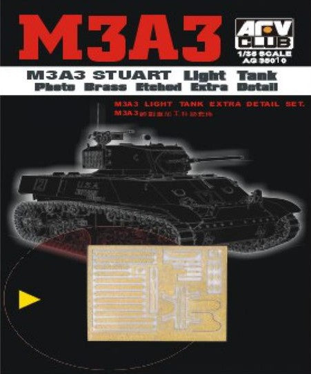 AFV CLUB (1/35) M3A3 Stuart Light Tank Photo Brass Etched Extra Detail