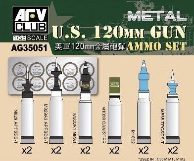 AFV CLUB (1/35) U.S. 120mm Gun AMMO Set