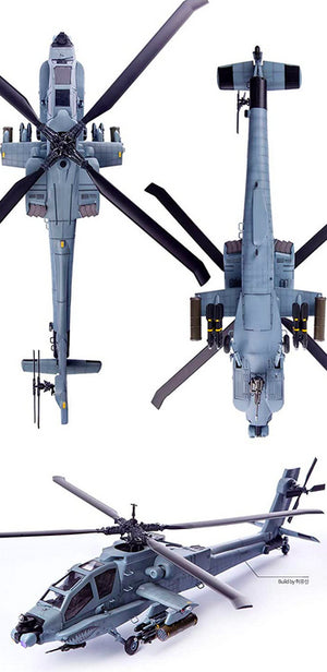 Fotos de la maqueta del helicóptero de ataque AH-64A ANG dela Guardia Nacional de Carolina del Sur en escala 1:35 de Academy referencia 12129