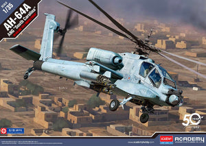 Foto de la portada de la caja de la maqueta del helicóptero de ataque AH-64A ANG dela Guardia Nacional de Carolina del Sur en escala 1:35 de Academy referencia 12129