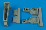 Set de mejora con bahía del tren de aterrizaje del caza P-39 Aircobra en escala 1:48 de Aires referencia 4420