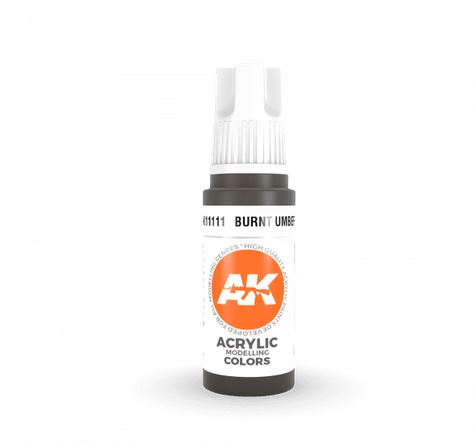 AK INTERACTIVE Acrílicos 3Gen - General - Burnt Umber