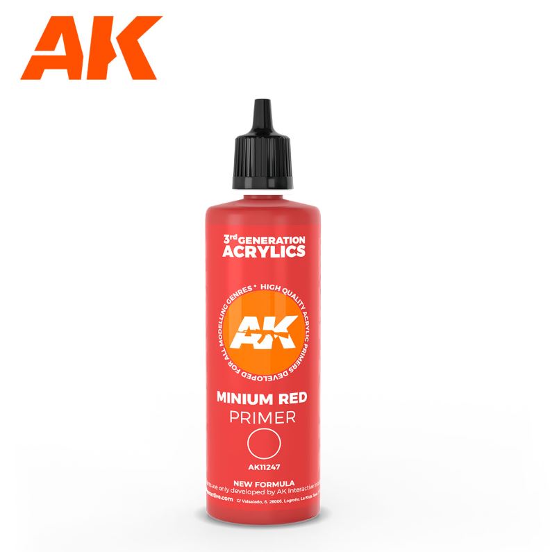 AK INTERACTIVE Imprimación Rojo Minium (100ml)