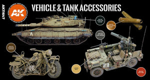AK INTERACTIVE Colores para Accesorios de Vehículos y Tanques