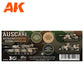 AK INTERACTIVE Colores AUSCAM Australian Disruptive Pattern Camouflage Uniform (DPCU)