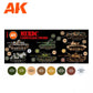 AK INTERACTIVE Colores de Camuflaje MERDC
