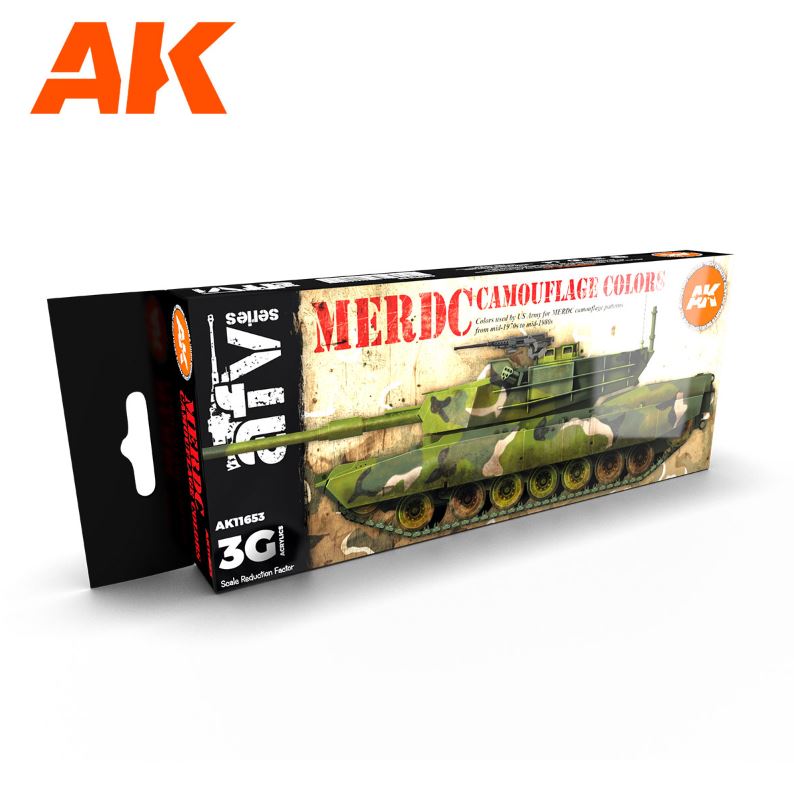 AK INTERACTIVE Colores de Camuflaje MERDC