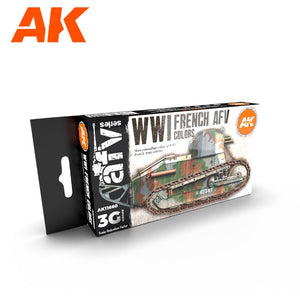 AK INTERACTIVE Colores AFV Franceses WWI