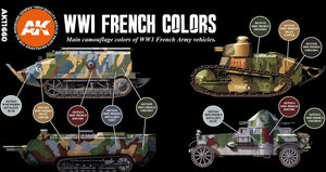AK INTERACTIVE Colores AFV Franceses WWI