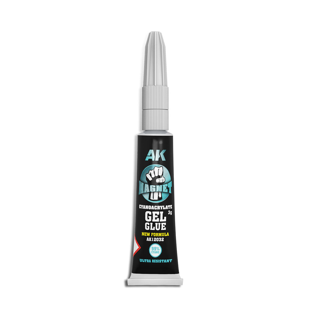Bote de pegamento de 3 gramos de Cianocrilato de media  densidad Magnet de AK referencia 12032