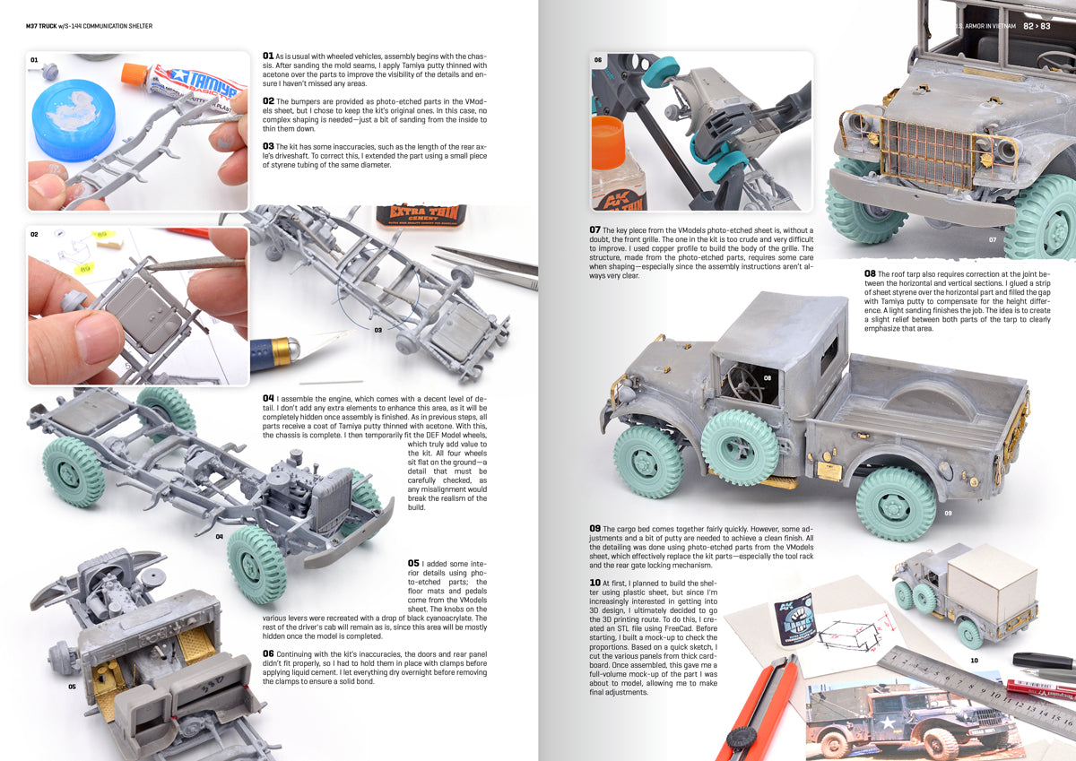 Pagina 8 del libro de modelismo US Armor in Vietnam de AK Interactive en español con referencia AK130030