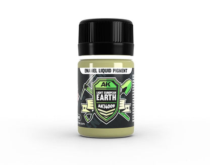 AK INTERACTIVE Enamel Liquid Pigment (Pigmento Líquido) – Light European Earth (35ml)