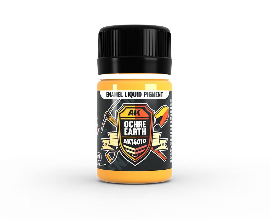 AK INTERACTIVE Enamel Liquid Pigment (Pigmento Líquido) – Ochre Earth (35ml)