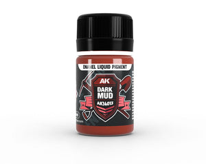 AK INTERACTIVE Enamel Liquid Pigment (Pigmento Líquido) – Dark Mud (35ml)