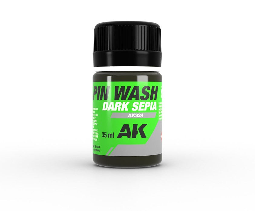 AK INTERACTIVE Dark Sepia Pin Wash (Lavados)