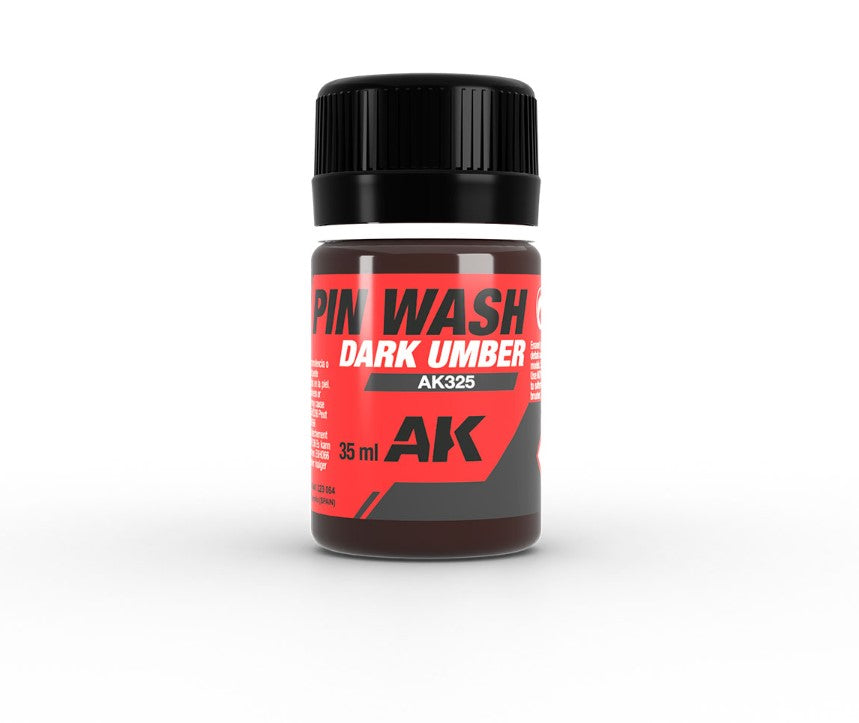 AK INTERACTIVE Dark Umber Pin Wash (Lavados)