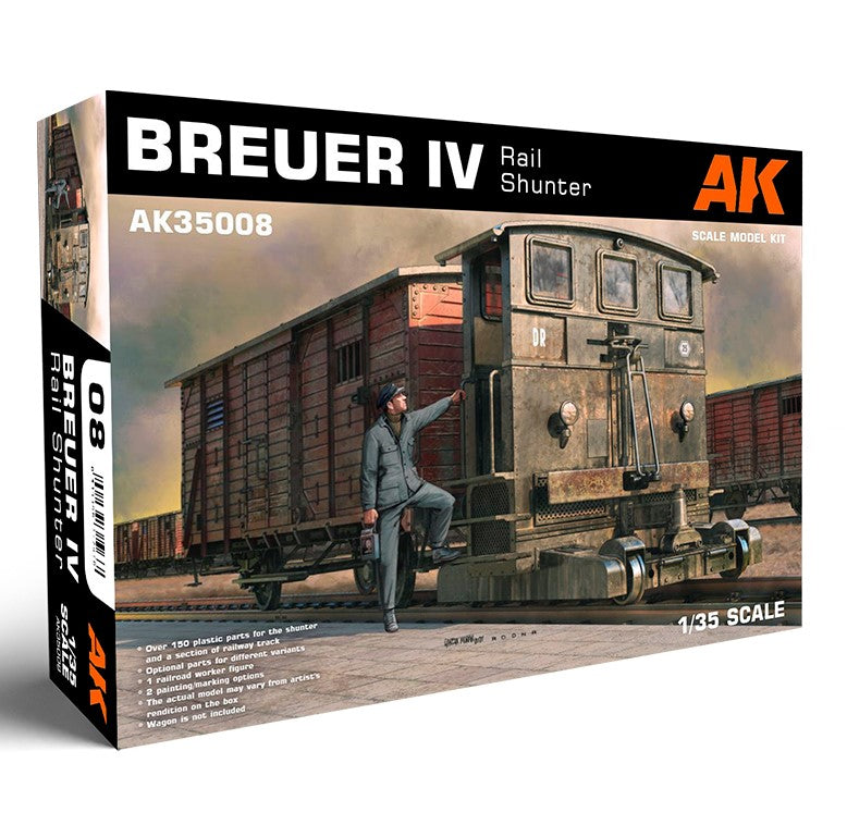 AK INTERACTIVE (1/35) Breuer IV Rail Shunter – Tren de Maniobras
