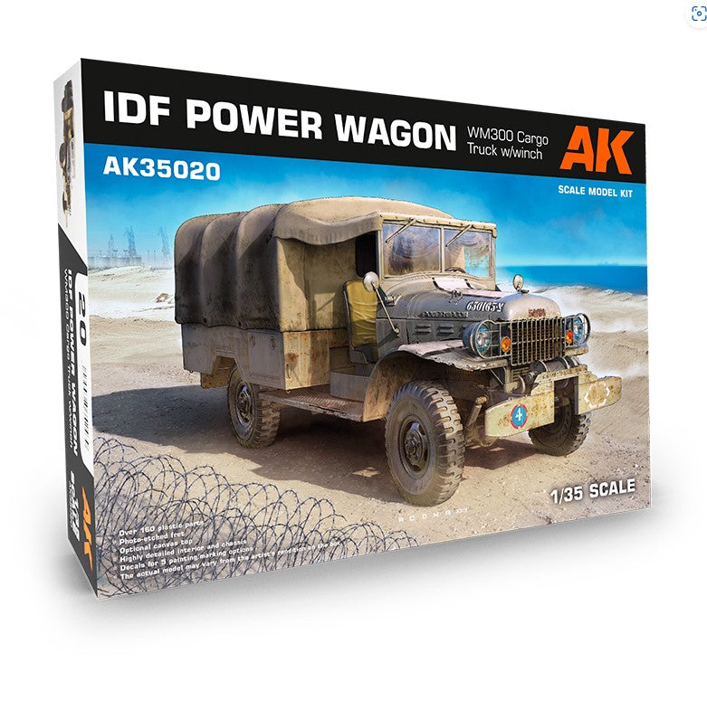 AK INTERACTIVE (1/35) IDF Power Wagon WM300 Cargo Truck w/winch