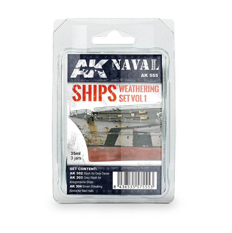 AK INTERACTIVE Set de Weathering barcos Vol.1