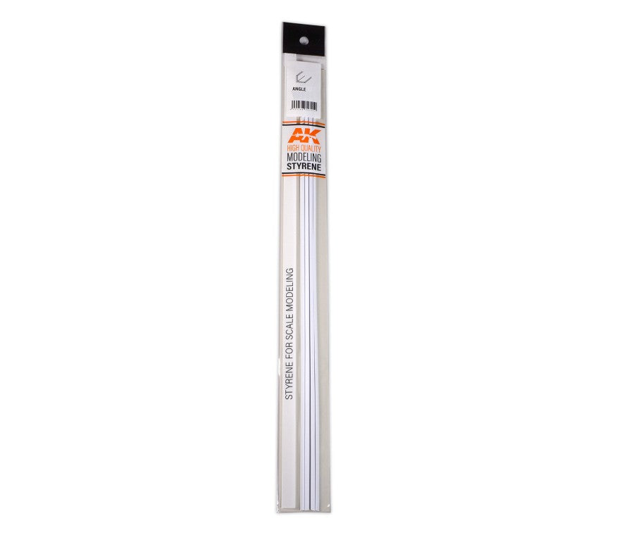 AK INTERACTIVE Angle 1.50 x 1.50 x 350mm – STYRENE ANGLE – (4 units)