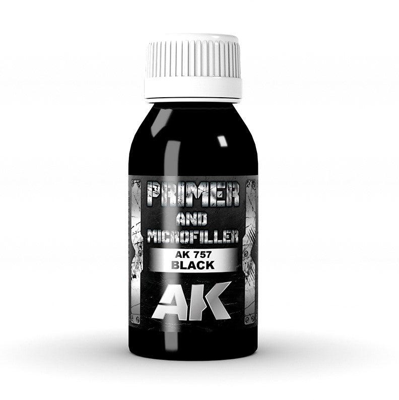 AK INTERACTIVE Imprimación Negra y Microrelleno (100ml)