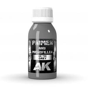 AK INTERACTIVE Imprimación Gris y Microrelleno (100ml)