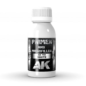 AK INTERACTIVE Imprimación Blanca y Microrelleno (100ml)