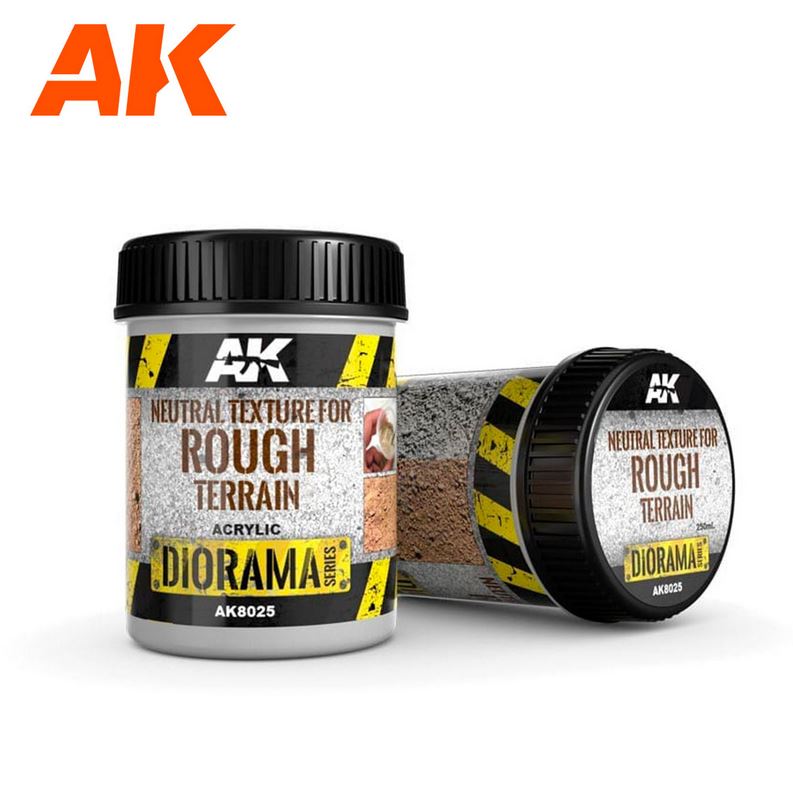 AK INTERACTIVE Textura Neutra para Terrenos Accidentados (250ml) - Producto Base