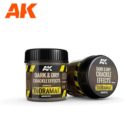 AK INTERACTIVE Efecto Craquelado Oscuro y Seco (100ml)