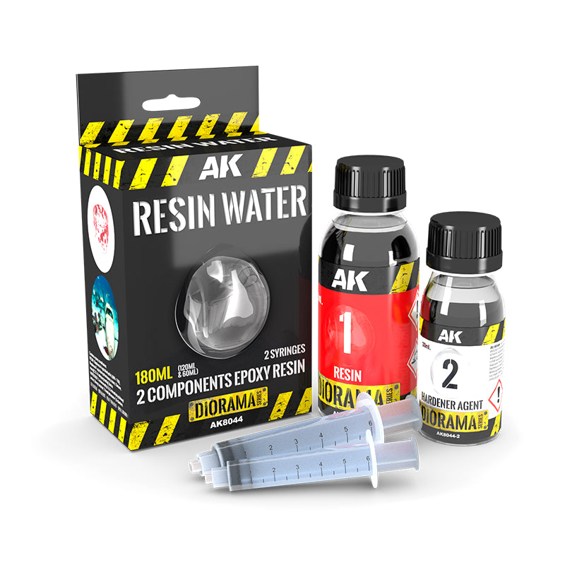 Contenido del set de Agua de Resina de AK con referencia 8044