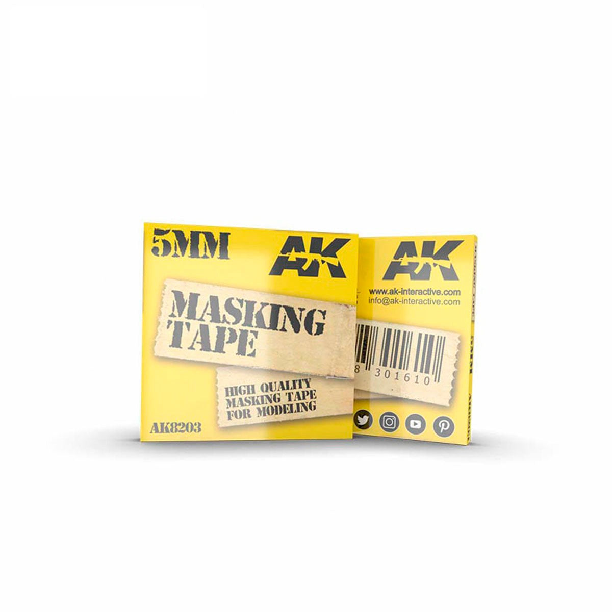 Cinta de enmascarar de 5mm de AK Interactive referencia 8203