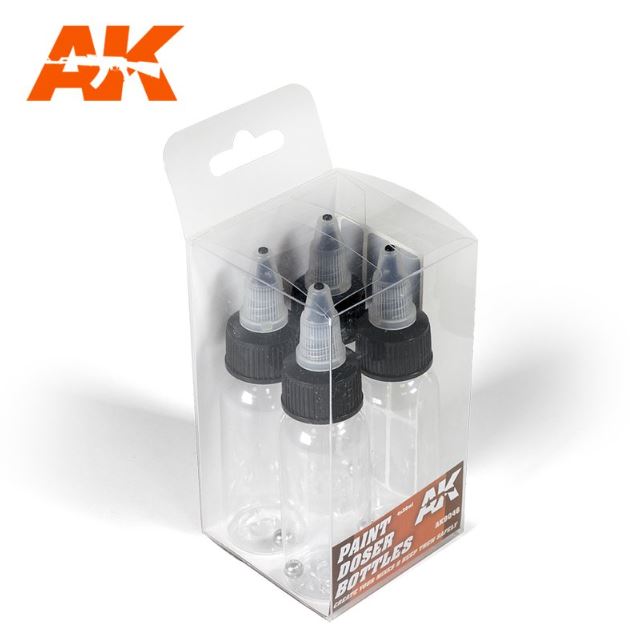 AK INTERACTIVE Paint Doser Bottles 30ml.