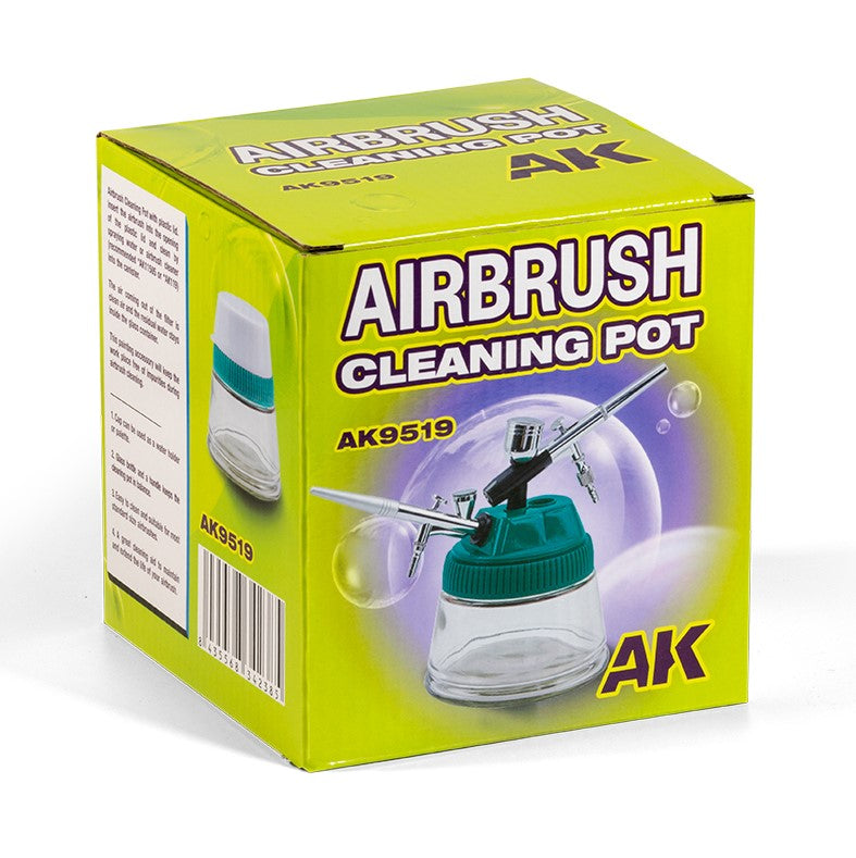 AK INTERACTIVE Bote de Limpiezas para Aerógrafo (Airbrush Cleaning Pot)