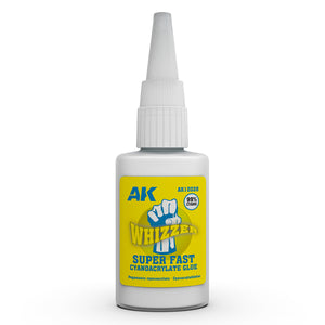 Bote de pegamento Whizzer de cianocrilato de secado rápido de AK referencia AK12028