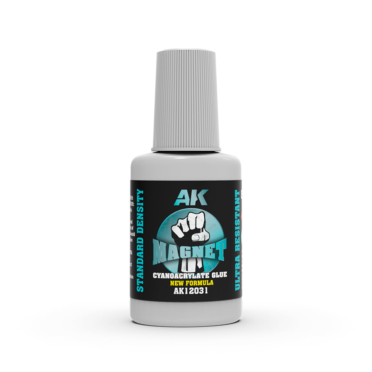 Bote de pegamento de 8 gramos de Cianocrilato de media  densidad Magnet de AK referencia 12031