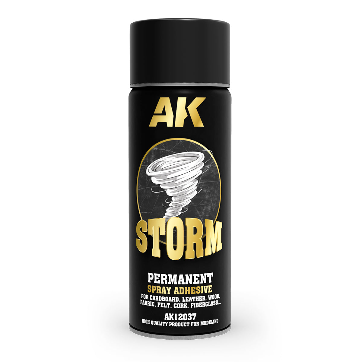 Bote de spray de 400ml de pegamento, ideal para tela, madera, papel, etc, de AK referencia AK12037 