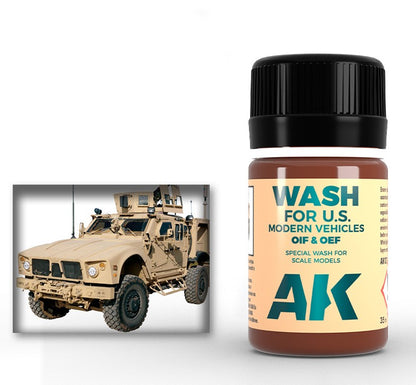 AK INTERACTIVE Lavado para vehículos estadounidenses - Oif & Oef